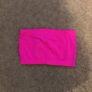 pink tube top!